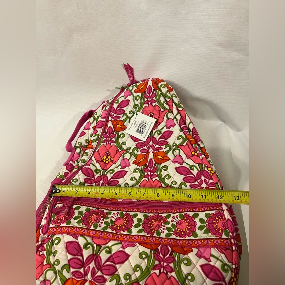 Vera Bradley Pink and Orange Floral Bag - Picture 4 of 5